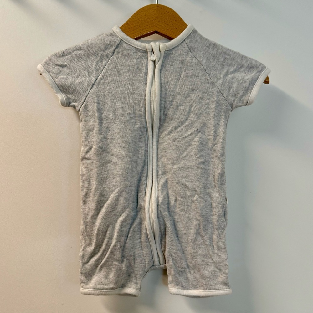 Baby Mori Zip Summer Summer Pajamas | 0-3mos
